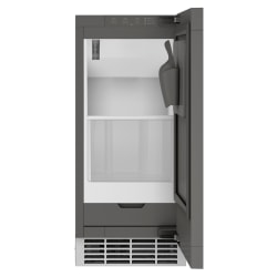 GE Under Counter Ice Machine With Built-In Wi-Fi, Silver