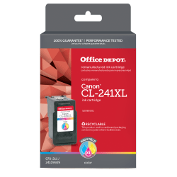 Office Depot® Brand Remanufactured High-Yield Tri-Color Ink Cartridge Replacement For Canon® CL-241XL