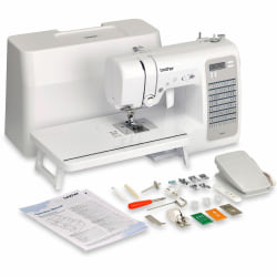 Brother CP100X Computerized Sewing and Quilting Machine with 100 Built-in Stitches, White