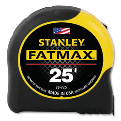 FatMax® Classic Tape Measure, 1-1/4 in W x 25 ft L, SAE, Black/Yellow Case
