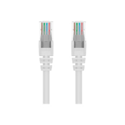 Belkin - Patch cable - RJ-45 (M) to RJ-45 (M) - 6 in - 0.2 in - UTP - CAT 6 - molded, snagless, stranded - white