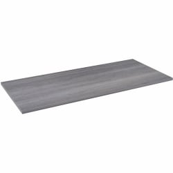 Lorell Multipurpose Tabletop, 30" Width x 66" Depth x 1" Thickness, Weathered Charcoal