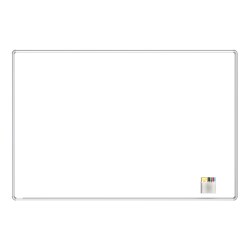 Ghent Nexus Magnetic Dry-Erase Whiteboard, 36" x 48", Aluminum Frame With Satin Silver Finish