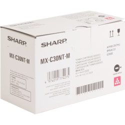 Sharp Original High Yield Laser Toner Cartridge - Magenta - 1 Each - 6000 Pages