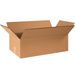 Partners Brand Double-Wall Heavy-Duty Corrugated Cartons, 24" x 12" x 8", Kraft, Box Of 15