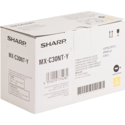 Sharp Original Standard Yield Laser Toner Cartridge - Yellow - 1 Each - 6000 Pages