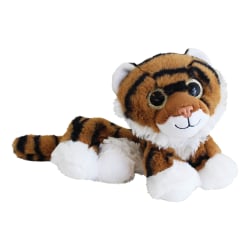 Office Depot® Brand Plush Animal Pencil Pouch, 4" x 11", Tiger