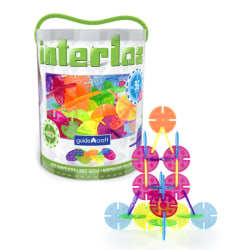 Guidecraft Interlox Discs Building Set, 96 Pieces