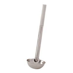 Winco Stainless-Steel Ladle, 3 Oz, Ivory