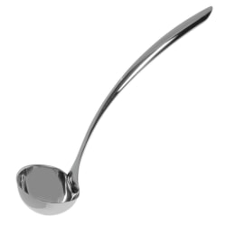 Hoffman Browne Serving Ladles, 15", 6 Oz, Silver, Case Of 48 Ladles