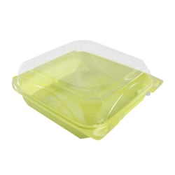 Clamshell Containers, 9" x 9" Large, Clear, Carton Of 200, COX99BBLG