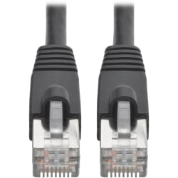 Tripp Lite Cat6a Snagless Shielded STP Patch Cable 10G, PoE, Black M/M 5ft - 1.25 GB/s - Patch Cable - 5 ft - 1 x RJ-45 Male Network - 1 x RJ-45 Male Network - Shielding - Black