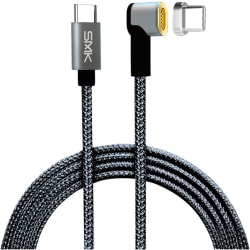 SMK-Link USB-C MagTech Charging Cable - For USB Type C Device - 5 V DC - Space Gray - 6.50 ft Cord Length - USB Type C / USB Type C