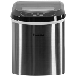 Magic Chef® 27 Lb Portable Countertop Ice Maker, Stainless Steel