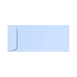 LUX Open-End Envelopes, #10, Peel & Press Closure, Baby Blue, Pack Of 250