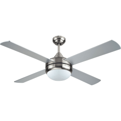 Black+Decker 52-Inch 4-Bladed Remote Controllable Brushed Nickel Ceiling Fan - 4 Blades - 52" Diameter - BCF5252R