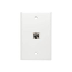 Tripp Lite Cat6a Straight Through Modular Shielded In Line Coupler RJ45 F/F - Network coupler - TAA Compliant - RJ-45 (F) to RJ-45 (F) - STP - CAT 6a - 90° connector, down-angled connector - silver