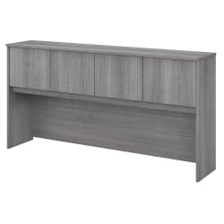 Bush Business Furniture Studio C 72"W Hutch, Platinum Gray, Standard Delivery