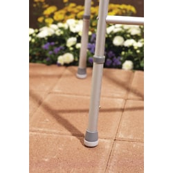 Medline Guardian Walker Glide Caps, Gray, Case Of 6 Pairs