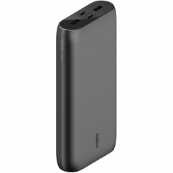 Belkin BoostCharge 26000mAh Power Bank - For Smartphone, iPhone, Tablet PC, Headphone, USB Type C Device - 26000 mAh - 4 x USB - Black