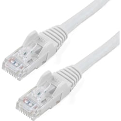StarTech.com 20ft CAT6 Ethernet Cable - White Snagless Gigabit CAT 6 Wire - 20ft White CAT6 up to 160ft - N6PATCH20WH