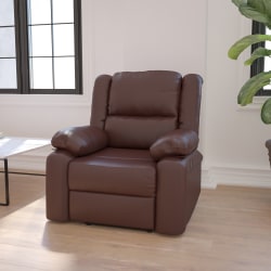 Flash Furniture Harmony Series Recliner Chair, Brown/Black