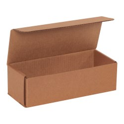 Partners Brand Corrugated Mailers, 3"H x 4"W x 10"D, Kraft, Pack Of 50 Mailers