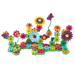 Learning Resources Gears! Gears! Gears!® Build & Bloom Building Set, Assorted Colors, Pre-K To Grade 3