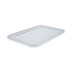 Boardwalk® Aluminum Steam Table Pan Lids, Fits Full-Size Pans, 12-15/16" x 20-13/16" x 11/16, Carton Of 50 Lids