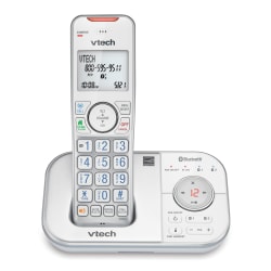 VTech Bluetooth® DECT 6.0 Expandable Cordless Phone With Connect to Cell And Digital Answering System, VT VS112-17