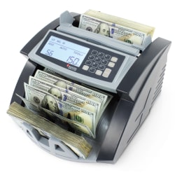 Cassida 5520UVMG Bill Counter, 7-1/2"H x 15"W x 9-3/4"D, Gray