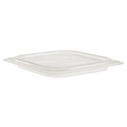 Cambro Translucent GN 1/6 Seal Covers For Food Pans, 3/4"H x 6-7/8"W x 6-5/16"D, Pack Of 6 Covers