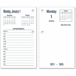 SKILCRAFT DayMax System Flip-style Calendar Pad, 6648800