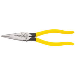 Klein Tools Heavy Duty Long Nose Pliers, Alloy Steel, 8 7/16 in, 409D2038