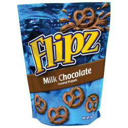 Nestle® Flipz Milk Chocolate Covered Pretzels, 5 Oz Bag