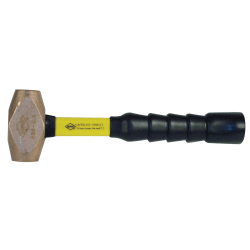 Classic Nuplaglas® Non-Sparking Brass Hammer, 1-1/2 lb Head, 12 in SG Handle