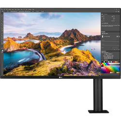 LG UltraFine 32BN88U-B 32" Class 4K UHD LCD Monitor - 16:9 - Textured Black - 31.5" Viewable - In-plane Switching (IPS) Technology - LED Backlight - 3840 x 2160 - 1.07 Billion Colors - FreeSync - 380 Nit Typical, Peak - 5 ms GTG (Fast) - HDMI