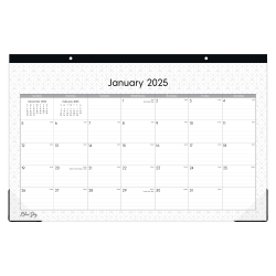 2025 Blue Sky Monthly Desk Pad Planning Calendar, 17" x 11", Enterprise, January 2025 To December 2025