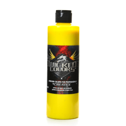 Createx Wicked Colors Airbrush Paint, Detail, 16 Oz, Yellow