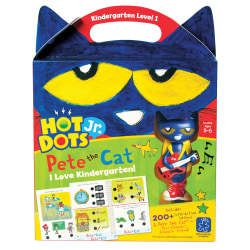Educational Insights Hot Dots® Jr. Pete the Cat® I Love Kindergarten! Set with Pete the Cat®-Your Groovin', Schoolin', Friend Pen
