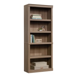 Realspace® 72"H 5-Shelf Bookcase, Spring Oak