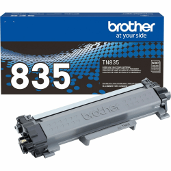 Brother TN835 Original Super High Yield Laser Toner Cartridge - Black - 1 Each - 5000 Pages