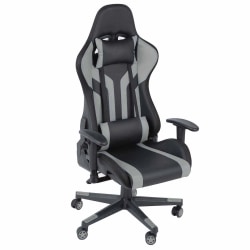 Highmore Avatar Adjustable Gaming Chair, Faux Leather, Gray