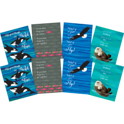 Barker Creek Art Prints, 8" x 10", Sea/Sky Collection, Set Of 8 Prints