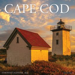 2026 Willow Creek Press Scenic Monthly Wall Calendar, 12" x 12", Cape Cod, January To December, 50545
