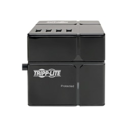 Tripp Lite Surge Protector Power Cube 3-Outlet 6 USB-A 7.2A 6ft Cord Black 540 Joules - Surge protector - 15 A - AC 120 V - 1800 Watt - output connectors: 3 - 6 ft cord - black