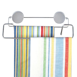 Better Houseware Stainless-Steel Magnetic Towel Bar, 4-1/2"H x 12-3/8"W x 2-5/8"D, Silver