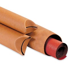 Partners Brand Kraft Crimped-End Mailing Tubes, 2" x 21", Pack Of 50