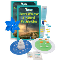 iSprowt Middle School STEM Science Class Kit, Severe Weather & Natural Catastrophes, Pack Of 20 Kits