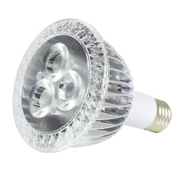 3M? LED Advanced PAR30 Dimmable Long-Neck Narrow Flood Light Bulb, 13 Watts, 2700K White